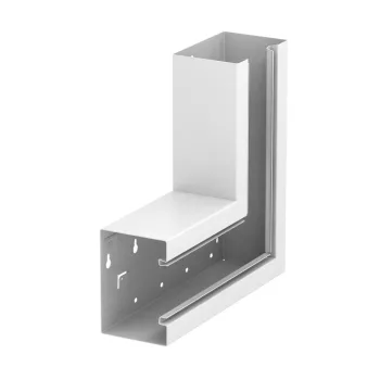   OBO-6277320 Lapos sarokelem szimmetrikus 90x130mm hófehér - GS-SFS90130RW