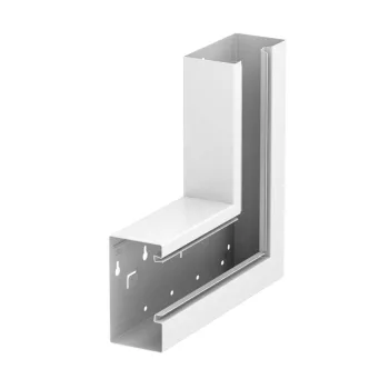  OBO-6277420 Lapos sarokelem emelkedő aszimmetrikus 70x130mm hófehér - GS-AFS70130RW