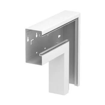   OBO-6277430 Lapos sarokelem eső aszimmetrikus 70x130mm hófehér - GS-AFF70130RW