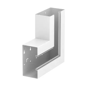   OBO-6277720 Lapos sarokelem emelkedő szimmetrikus 90x170mm hófehér - GS-SFS90170RW