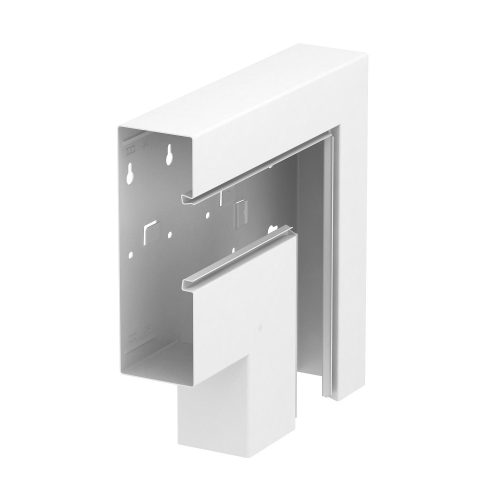 OBO-6278030 Lapos sarokelem eső aszimmetrikus 70x210mm hófehér - GS-AFF70210RW