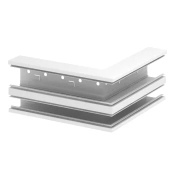   OBO-6278210 külső könyök aszimmetrikus 70x170mm hófehér - GS-DA70170RW