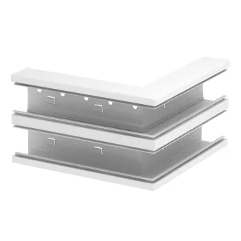   OBO-6278410 külső könyök szimmetrikus 70x210mm hófehér - GS-DA70210RW