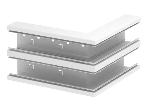 OBO-6278410 külső könyök szimmetrikus 70x210mm hófehér - GS-DA70210RW