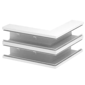   OBO-6278510 külső könyök szimmetrikus 90x210mm hófehér - GS-DA90210RW