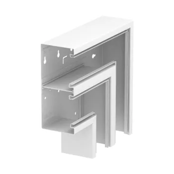   OBO-6278530 Lapos sarokelem eső szimmetrikus 90x210mm hófehér - GS-DFF90210RW