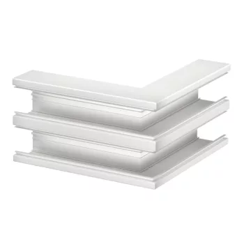   OBO-6279610 Külső könyök kétrekeszes 90x210mm hófehér - GA-DA90210RW