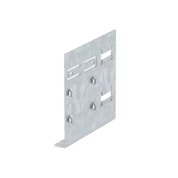   OBO-6279804 Falikonzol adapter GK70130-hez 128x122x27mm szalaghorganyzott, DIN EN 10346 - KS70130
