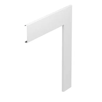   OBO-6279860 Felsőrész külső sarokhoz 80-as nyíláshoz 300x80mm hófehér - GS-OTFRW