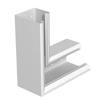   OBO-6282720 lapos sarokelem 133x110mm hófehér - GEK-SAFS133110RW