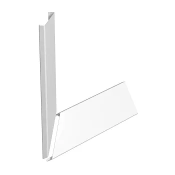   OBO-6287060 felső rész emelkedő lapos sarokhoz, pult 80x300mm hófehér - FOOP3RW