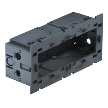   OBO-6288579 szerelvénydoboz 3 db Modul 45-ös szerelvényhez 160x76x51 acélszürke - 71GD9-2