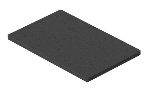 OBO-6290170 gumialátét 70x110x4mm fekete - ISSGU70110