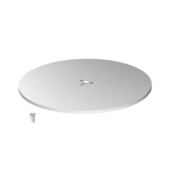   OBO-6290197 szerelőtalp F installációs oszlopokhoz D350x8mm fehéralumínium - SFISSFWAL