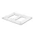 OBO-6290336 fenéklemez 200x160x3 hófehér - ISSBP140100RW
