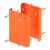 OBO-6290423 védőlemez ipari oszlophoz 250x166x33mm narancssárga - ISS160160AS HRO
