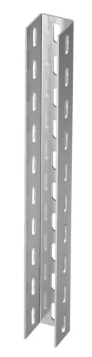 OBO-6341101 U-oszlop 3 oldalon perforált 50x50x200 felületkezelés nélkül, utókezelt - US 5 20 A2