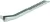 OBO-6357536 Reteszelőszár Reteszelőszár 145x10 szalaghorganyzott, DIN EN 10346 - TPB R FS