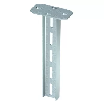   OBO-6361099 függesztő oszlop ráhegesztett fejlemezzel 80x42x500 merítetten tűzihorganyzott, DIN EN ISO 1461 - IS 8 K 50 FT