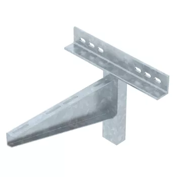   OBO-6417914 falikonzol nehéz építési forma B410mm merítetten tűzihorganyzott, DIN EN ISO 1461 - AWSS 41 FT