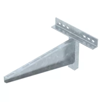   OBO-6417922 falikonzol nehéz építési forma B610mm merítetten tűzihorganyzott, DIN EN ISO 1461 - AWSS 61 FT