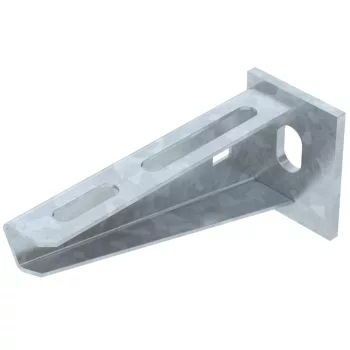   OBO-6420656 fali és oszlopkonzol ráhegesztett fejlemezzel B110mm merítetten tűzihorganyzott, DIN EN ISO 1461 - AW 15 11 FT