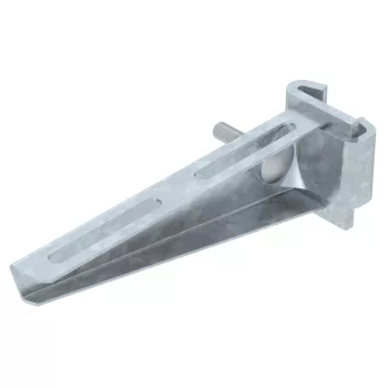   OBO-6421334 oszlopra szerelhető konzol IS8-oszlophoz B160mm merítetten tűzihorganyzott, DIN EN ISO 1461 - AS 15 16 FT