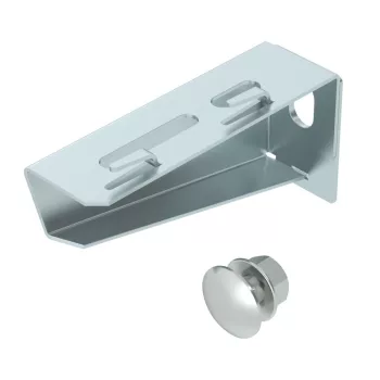   OBO-6424600 fali és oszlopkonzol rácsos kábeltálcához B110mm szalaghorganyzott, DIN EN 10346 - MWAG 12 11 FS