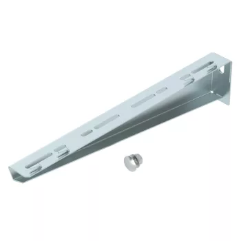  OBO-6424624 fali és oszlopkonzol rácsos kábeltálcához B410mm szalaghorganyzott, DIN EN 10346 - MWAG 12 41 FS