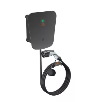  OBO-6570020 Wallbox elektromos töltőállomás Ion Basic nyomógombos kivitel 330x300x127 festett fekete - WB AC BL