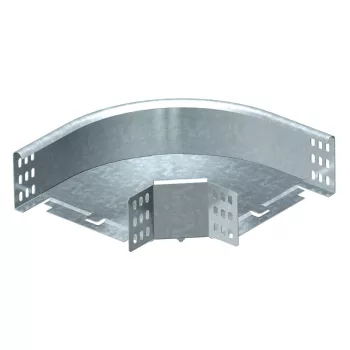   OBO-7001789 90°-os sarokidom vízszintes, sarokösszekötővel 85x200 szalaghorganyzott, DIN EN 10346 - RB 90 820 FS
