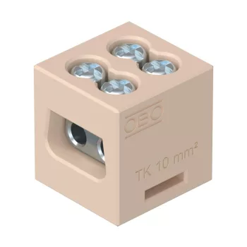   OBO-7205705 Kerámiasorkapocs kettes Firebox T dobozokhoz 10 mm2 0 0 - TK 10-2
