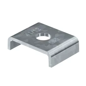   OBO-7207056 csatlakozó elem MS 41 sínhez funkciótartáshoz 0 merítetten tűzihorganyzott, DIN EN ISO 1461 - PLF 41 12 FT