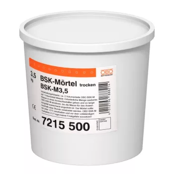   OBO-7215500 tűzvédelmi csatorna habarcs száraz habarcs vödörben 3,5kg szürke - KTM