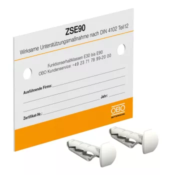   OBO-7215750 Jelölőtábla húzásmentesítéshez 0  - KS-ZSE DE