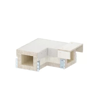   OBO-7217880 90°-os sarokelem PLCS D060810-hez 100x80 szürke - PLCS B060810