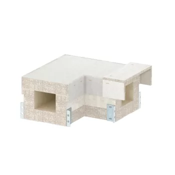   OBO-7217890 90°-os sarokelem PLCS D090810-hez 100x80 szürke - PLCS B090810
