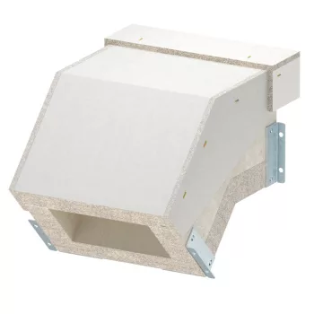   OBO-7217954 Függőleges ív eső EI60 PLCS D091220-hez 200x120 szürke - PLCS VF091220