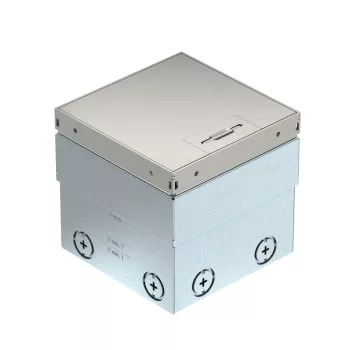  OBO-7368342 Szerelvénybeépítő egys. üres fix rozsdmentes tető 140x140x110  - UDHOME2 GV