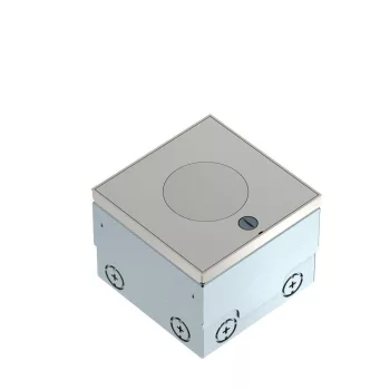   OBO-7368409 szerelvénybeépítő-egység tubussal, 2-fh. dugalj 140x140x110 0 0 - UDHOME2 VT2 V