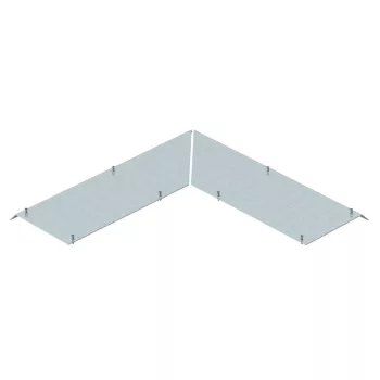   OBO-7404898 külsősarok-vakfedél padlóra szerelt csatornához 0 szalaghorganyzott, DIN EN 10346 - AIKF AEA 25040
