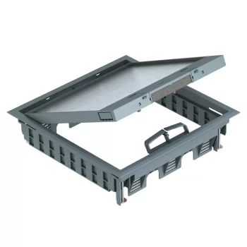   OBO-7405083 Szerelvénybeépítő egység univerzális beépítéshez 264x264x67 acélszürke - GES9-3S U 7011
