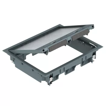   OBO-7405308 szerelvénybetét csatornaszereléshez 273x220x61 acélszürke - GES6 U 7011