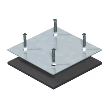   OBO-7407076 vaklemez Telitank szerelőnyíláshoz 100x100x3 szalaghorganyzott, DIN EN 10346 - DAT F