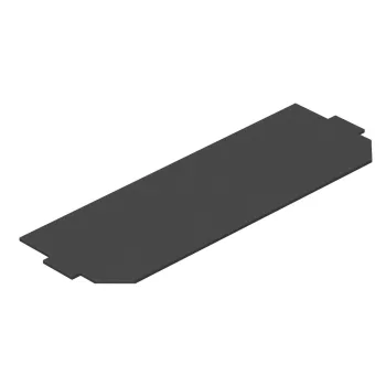 OBO-7407592 takarólemez 208x76mm grafitszürke - LPA GB3