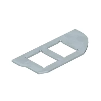   OBO-7407624 Szerelőlap Dupla C típusú lyukképpel 19,3x14,8  - MPRM2 2C