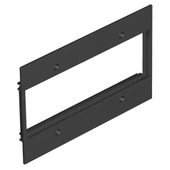   OBO-7408164 fedlap 3-as Modul 45-höz, T12L-ben 142x88mm grafitszürke - T12L P17S 9011