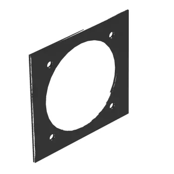   OBO-7408204 fedlap CEE, T12L-hez 94.5x88mm grafitszürke - T12L P7S 9011