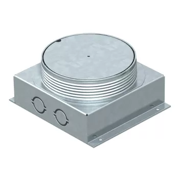   OBO-7408558 padló alatti kivezetődoboz GESRM2-höz 135x157x70 szalaghorganyzott, DIN EN 10346 - UDL2-120 70