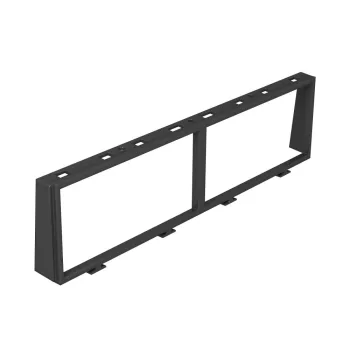   OBO-7408682 beépítő keret 2+ 2 Modul 45-höz 0 grafitszürke - MT45V 2+2
